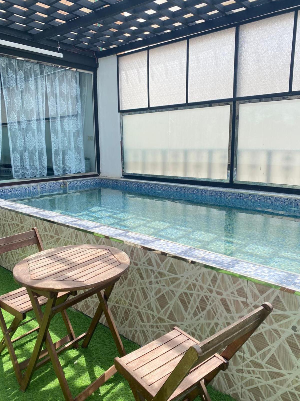 Al Hussam Hotel Apartments Rusayl Exteriör bild
